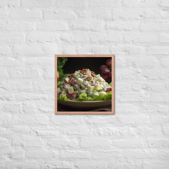 Classic Waldorf Salad Framed poster 🤤 from Yumify.AI