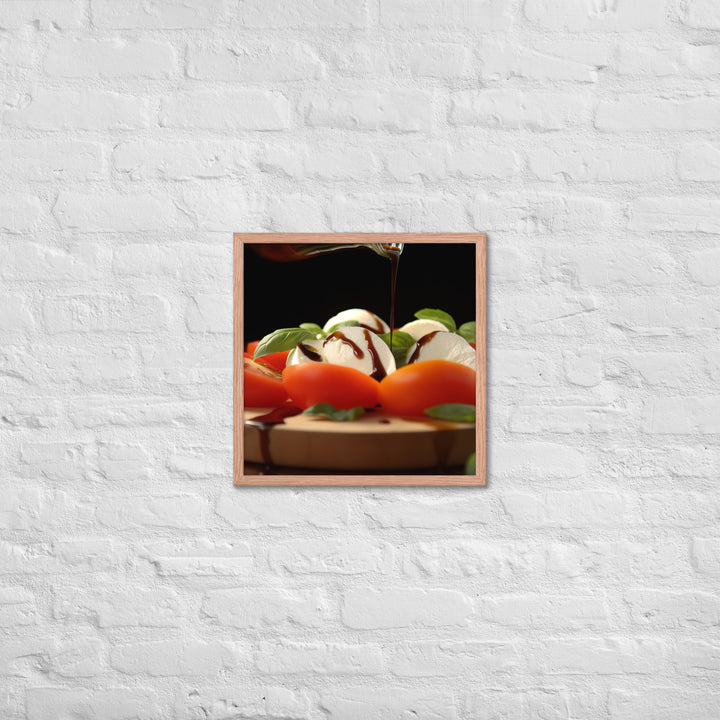 Caprese Salad Framed poster 🤤 from Yumify.AI