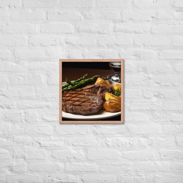 Porterhouse at Its Finest Framed poster 🤤 from Yumify.AI