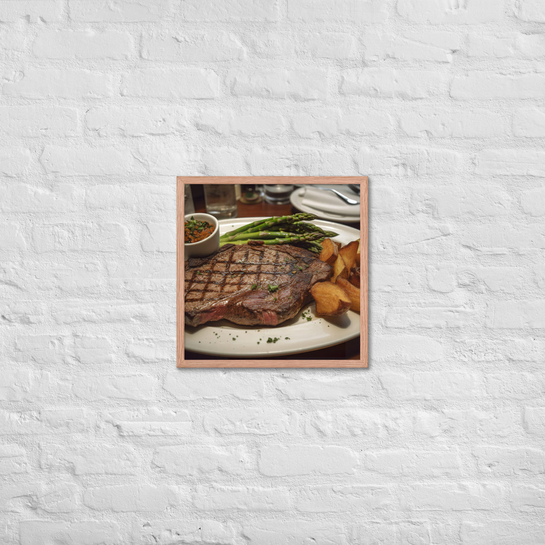 Porterhouse at Its Finest Framed poster 🤤 from Yumify.AI