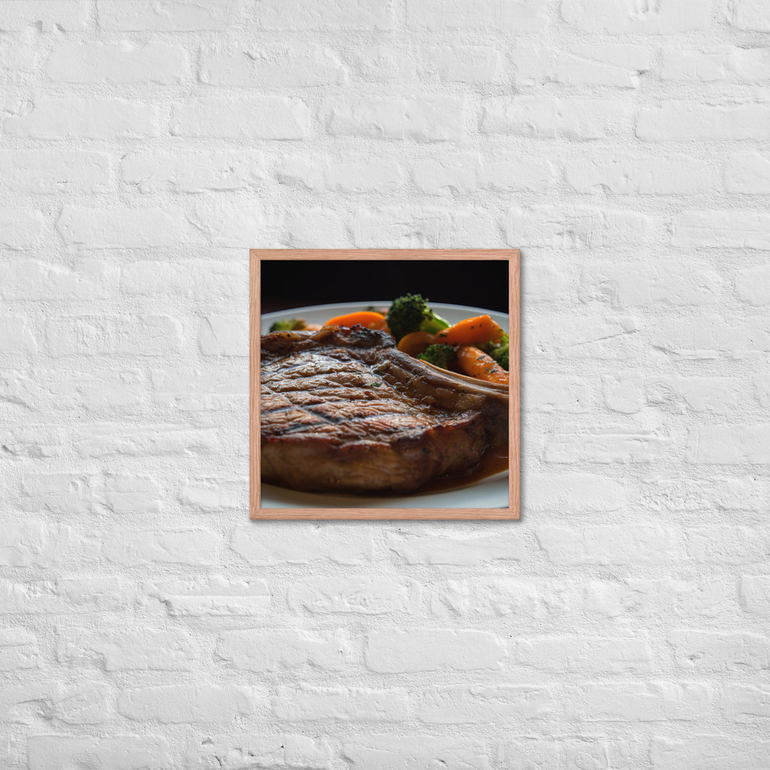 Grilled Ribeye Framed poster 🤤 from Yumify.AI