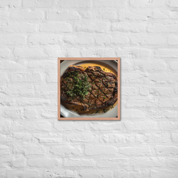 Butter Basted Ribeye Framed poster 🤤 from Yumify.AI