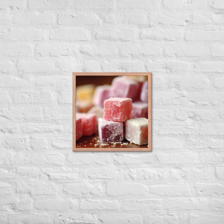 Turkish Delight Framed poster 🤤 from Yumify.AI