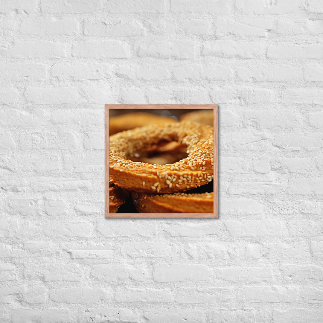 Simit Framed poster 🤤 from Yumify.AI