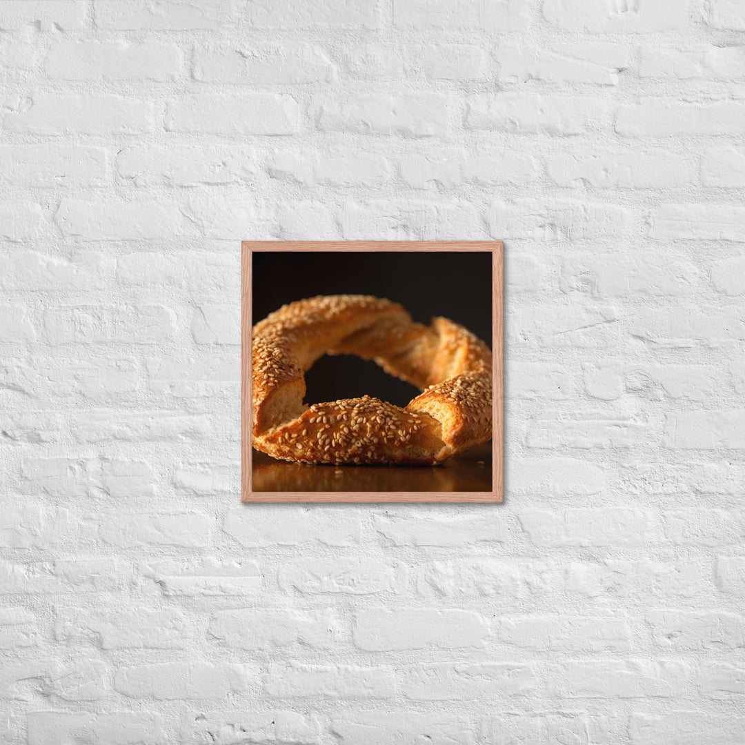 Simit Framed poster 🤤 from Yumify.AI