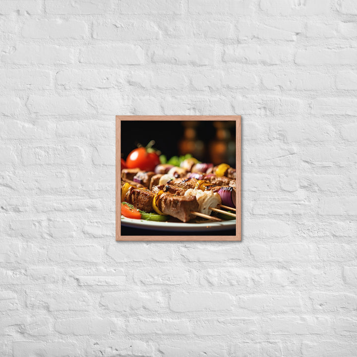 Kebab Framed poster 🤤 from Yumify.AI