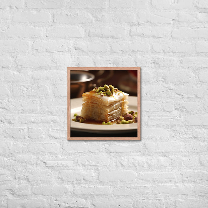 Baklava Framed poster 🤤 from Yumify.AI