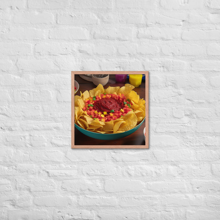 Party Perfect Chips and Salsa Framed poster 🤤 from Yumify.AI