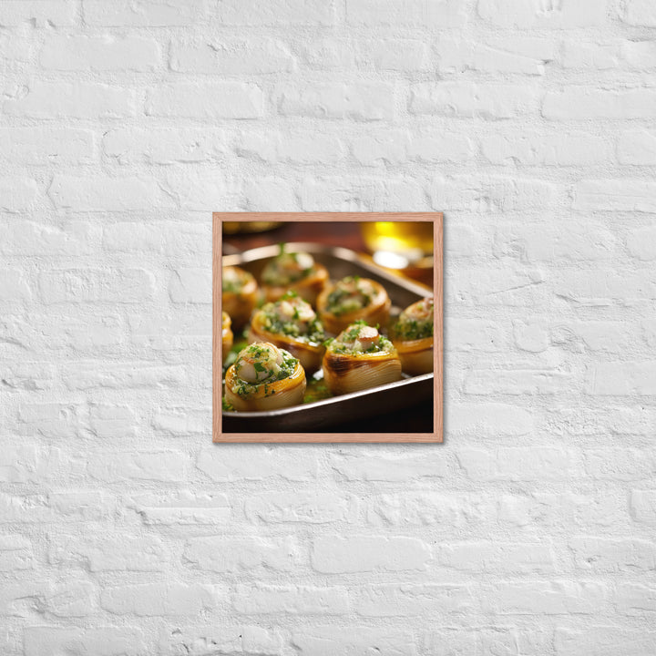 Escargots de Bourgogne Framed poster 🤤 from Yumify.AI