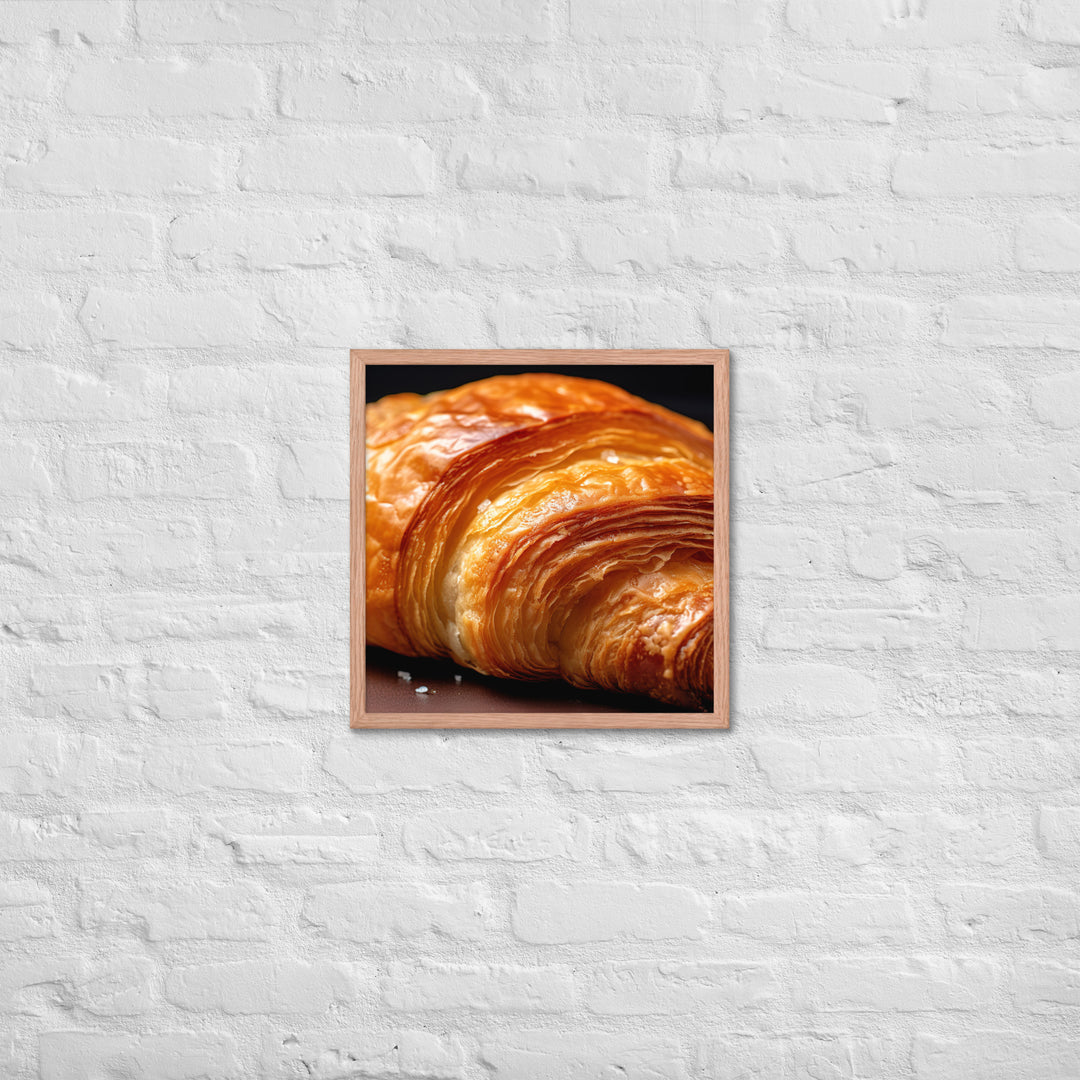 Croissant Framed poster 🤤 from Yumify.AI