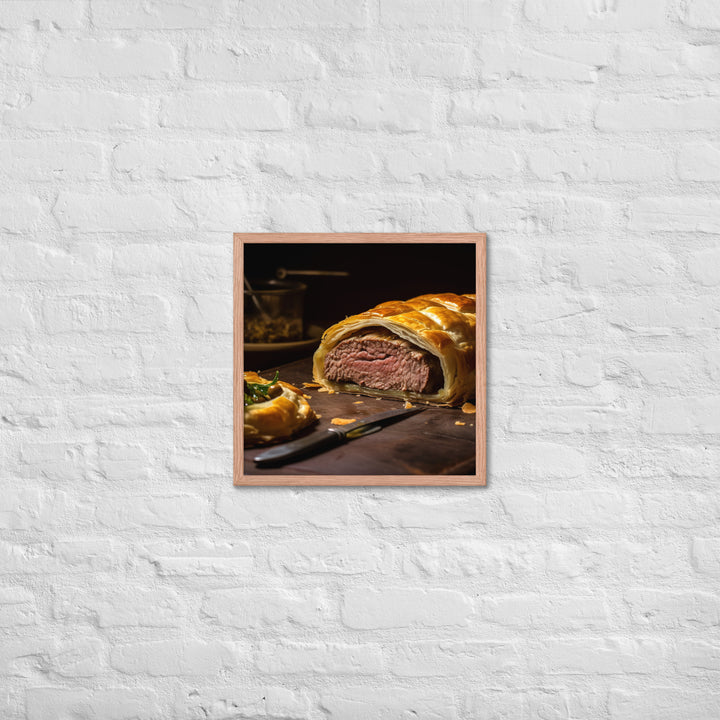 Beef Wellington Framed poster 🤤 from Yumify.AI