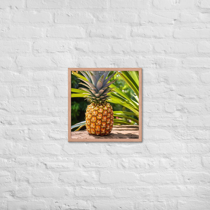 Pineapple Framed poster 🤤 from Yumify.AI