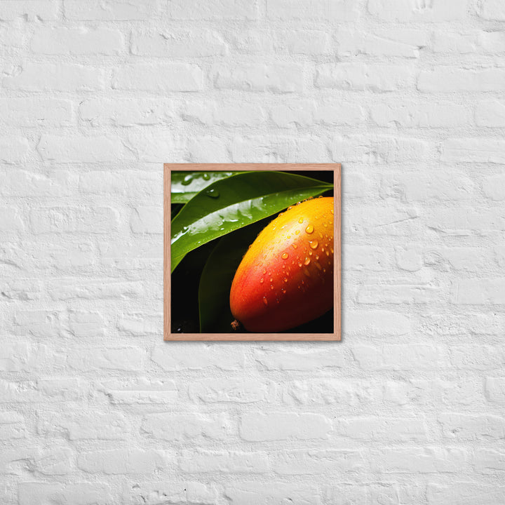 Mango Framed poster 🤤 from Yumify.AI