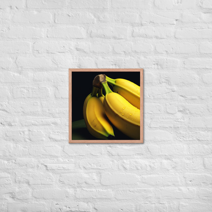 Banana Framed poster 🤤 from Yumify.AI