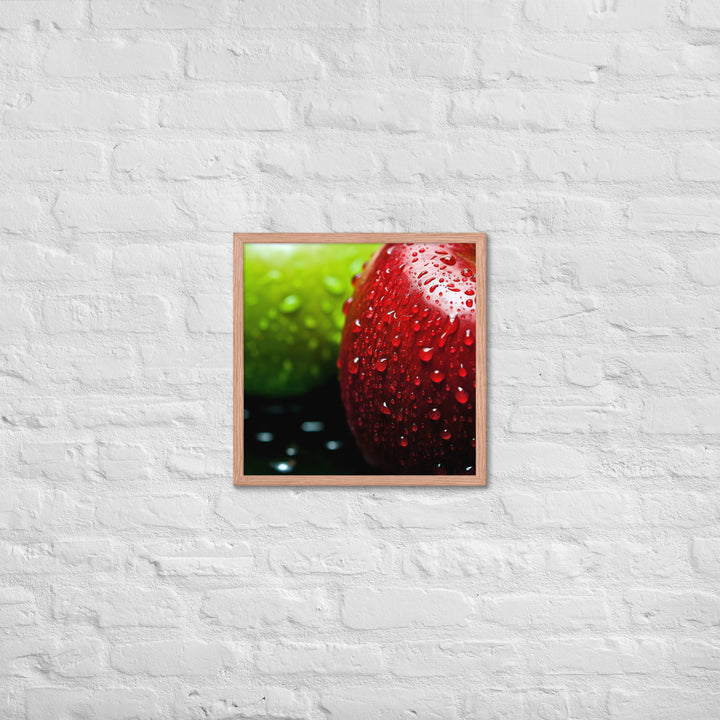 Apple Framed poster 🤤 from Yumify.AI