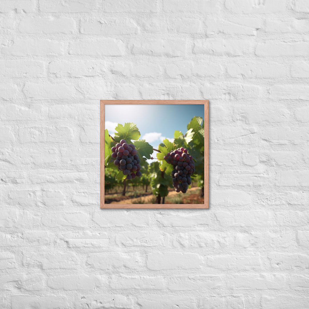 Vineyard Beauty Framed poster 🤤 from Yumify.AI