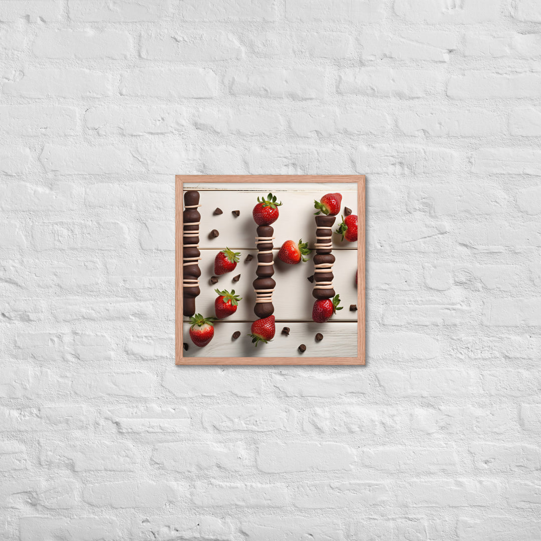 Sweet Summer Snack Framed poster 🤤 from Yumify.AI