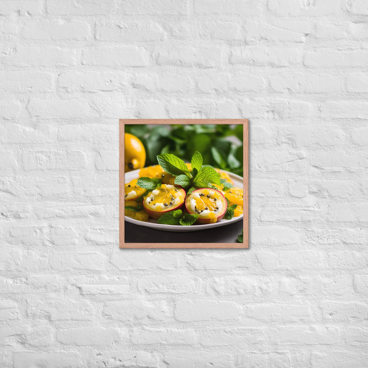 Sensational Citrus Framed poster 🤤 from Yumify.AI