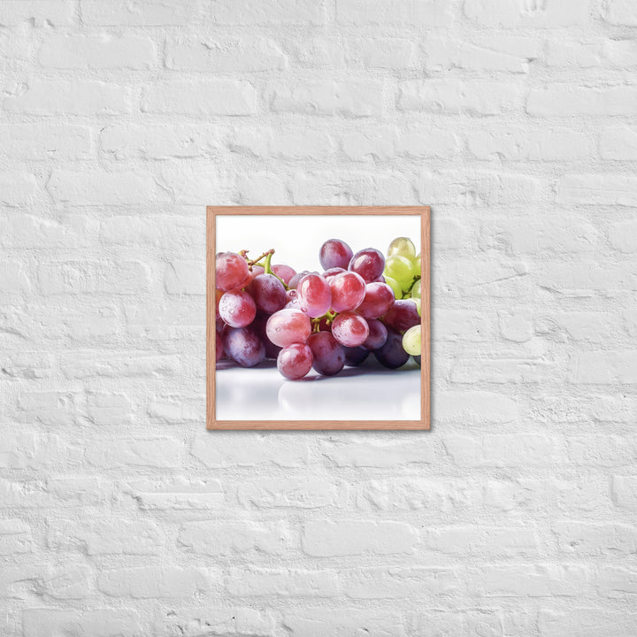 Fresh Grapes Framed poster 🤤 from Yumify.AI