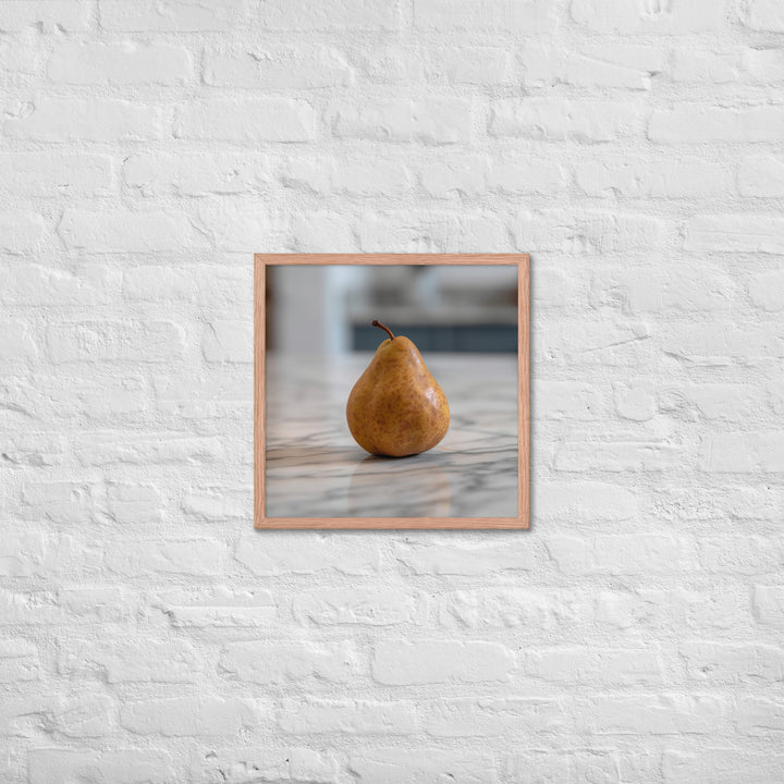 Bosc Pears Framed poster 🤤 from Yumify.AI