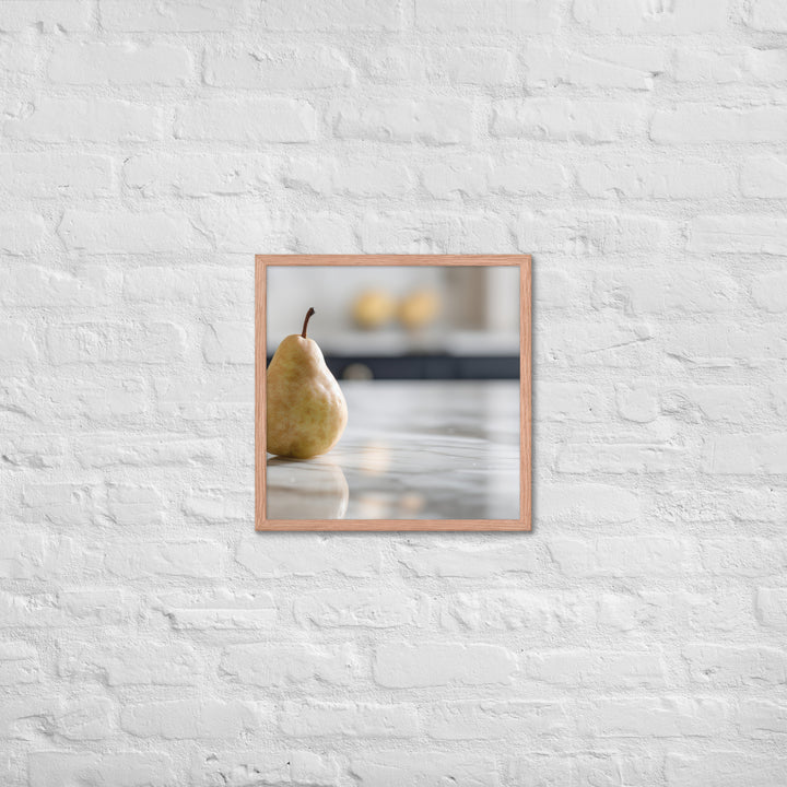 Bosc Pears Framed poster 🤤 from Yumify.AI