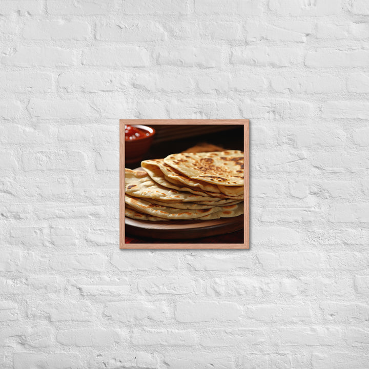 Chapati Framed poster 🤤 from Yumify.AI