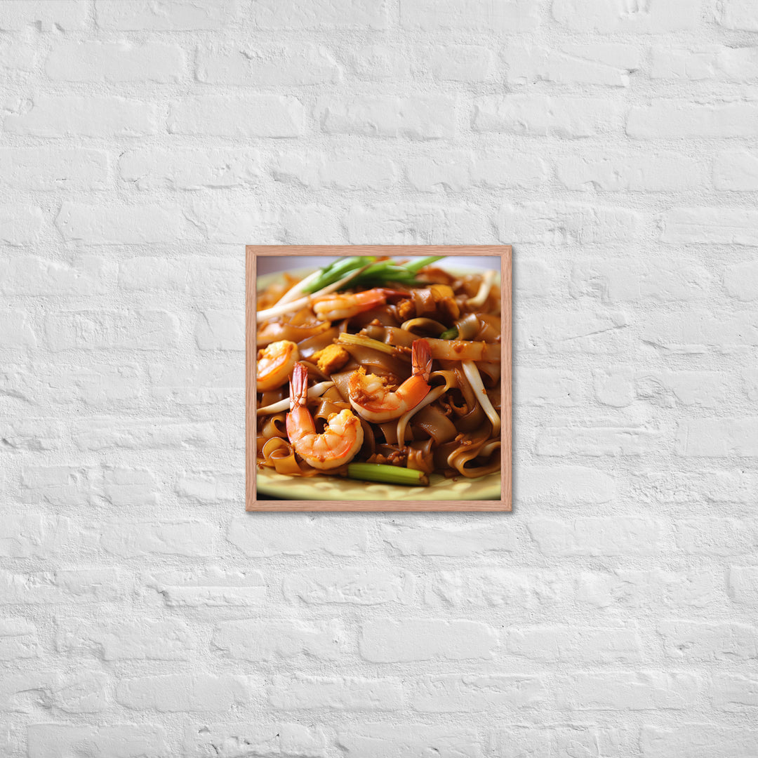 Char Kway Teow Framed poster 🤤 from Yumify.AI