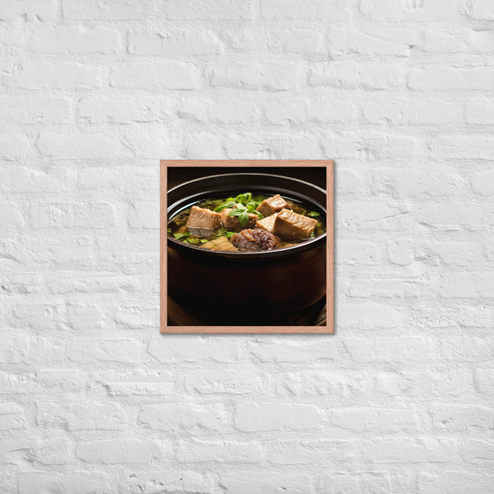 Bak Kut Teh Framed poster 🤤 from Yumify.AI