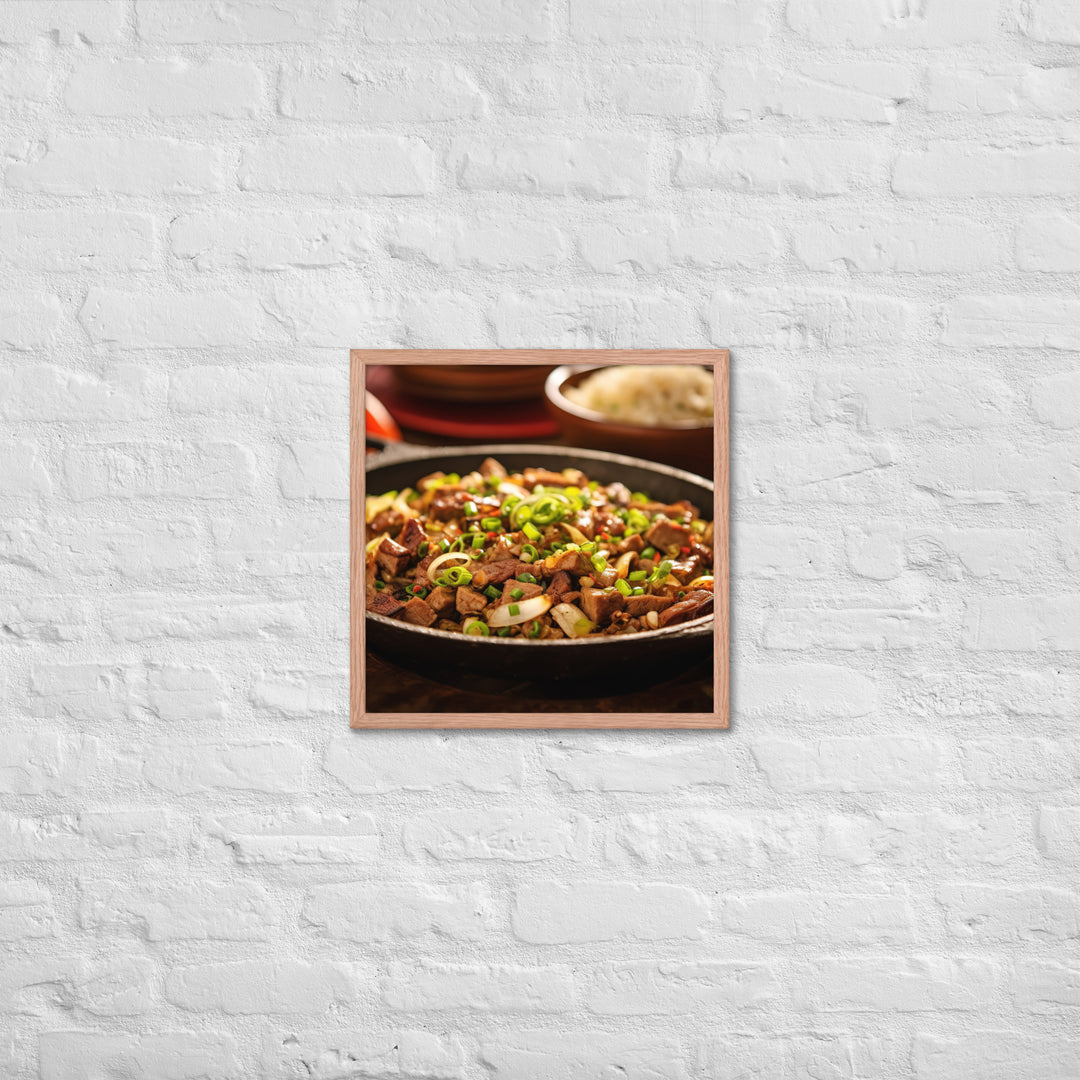 Sisig Framed poster 🤤 from Yumify.AI