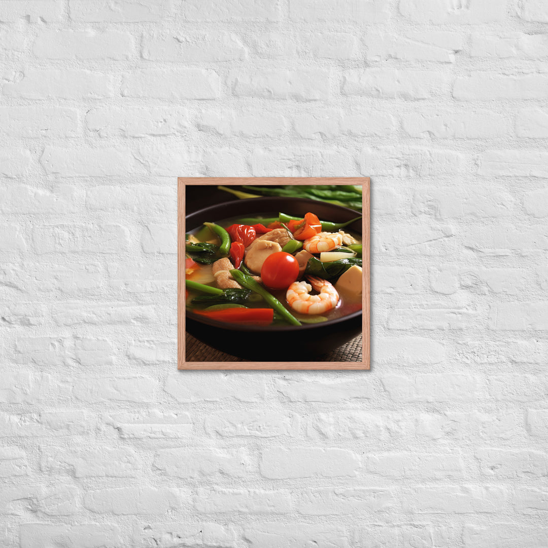 Sinigang Framed poster 🤤 from Yumify.AI