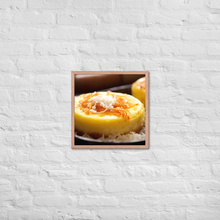 Bibingka Framed poster 🤤 from Yumify.AI