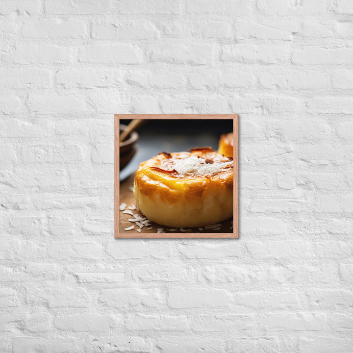 Bibingka Framed poster 🤤 from Yumify.AI