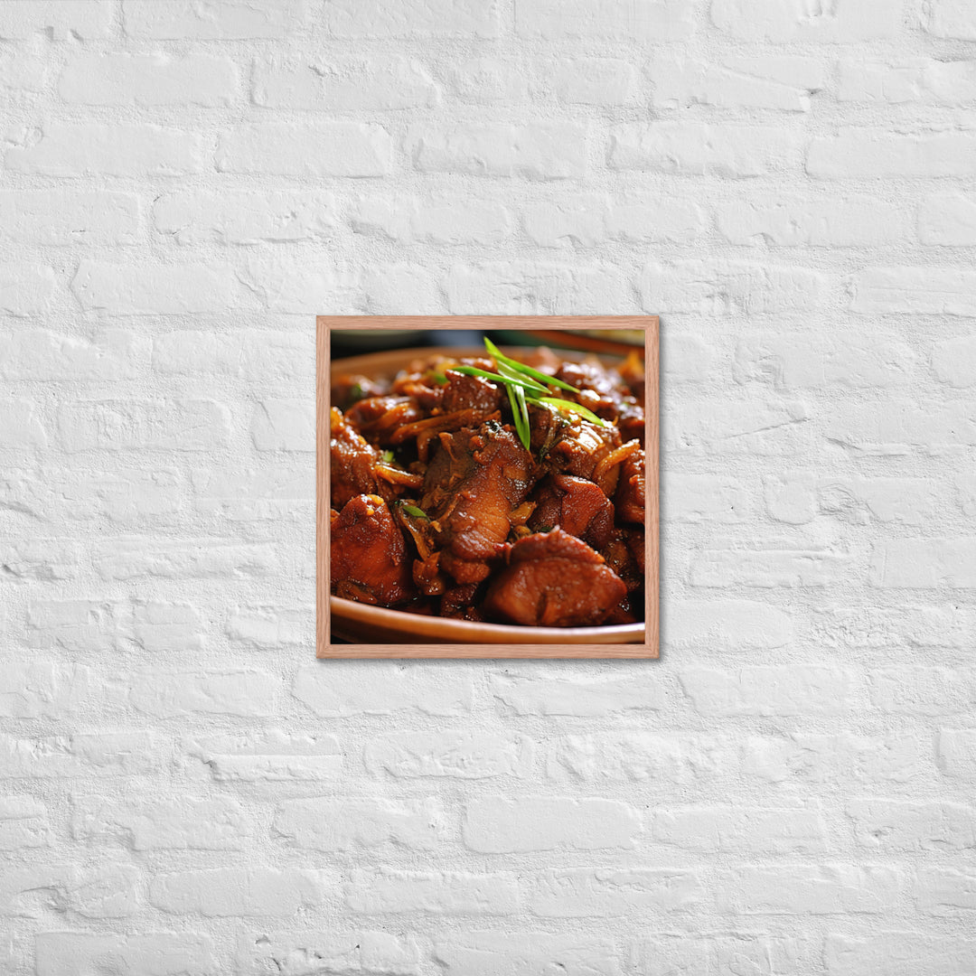 Adobo Framed poster 🤤 from Yumify.AI