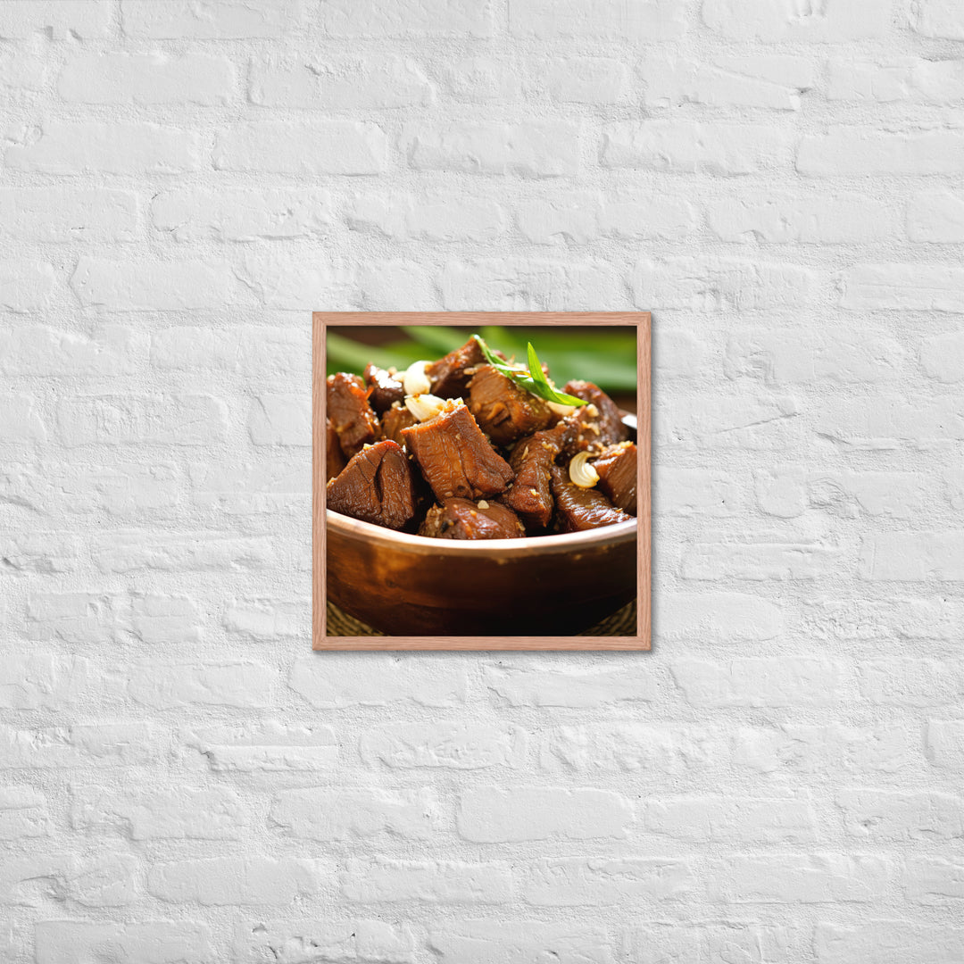 Adobo Framed poster 🤤 from Yumify.AI