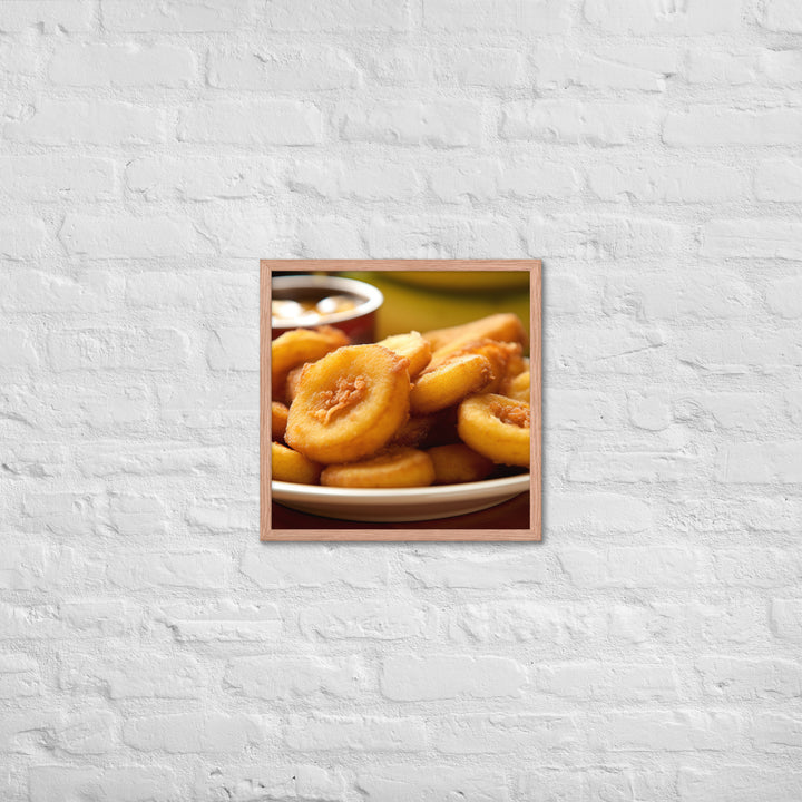 Pisang Goreng Framed poster 🤤 from Yumify.AI