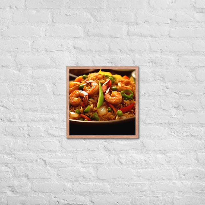 Nasi Goreng Framed poster 🤤 from Yumify.AI