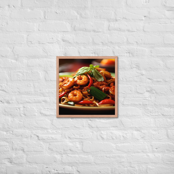 Mee Goreng Framed poster 🤤 from Yumify.AI