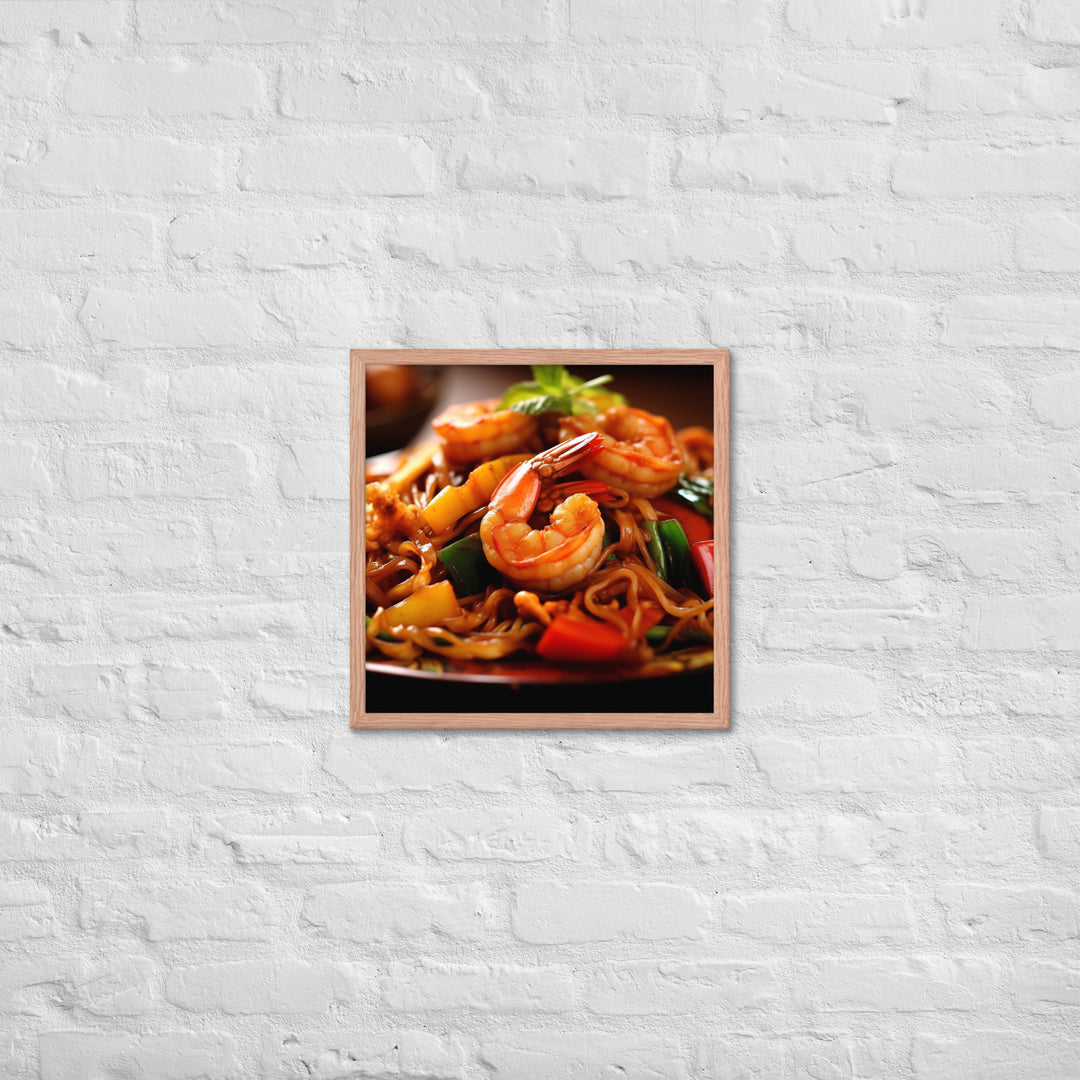 Mee Goreng Framed poster 🤤 from Yumify.AI