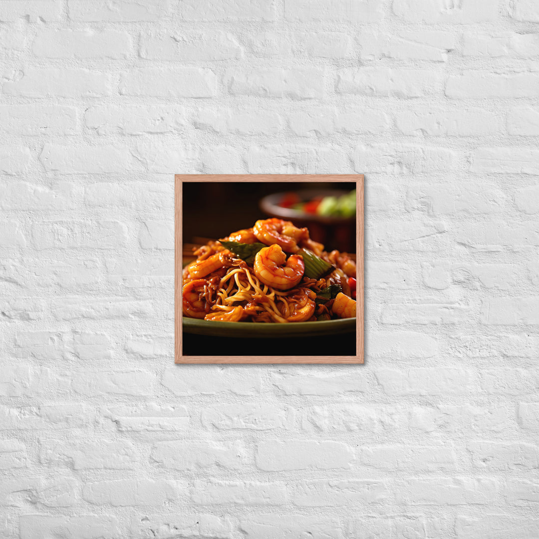 Mee Goreng Framed poster 🤤 from Yumify.AI