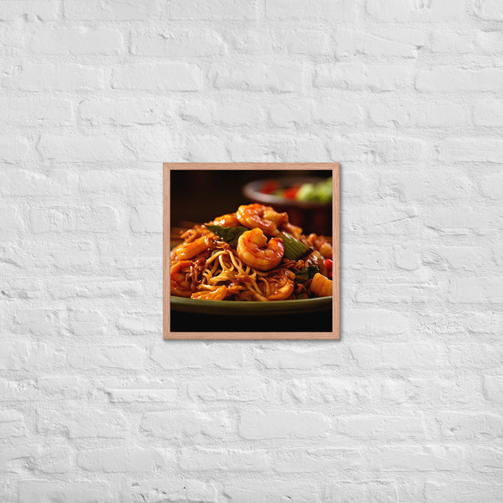 Mee Goreng Framed poster 🤤 from Yumify.AI