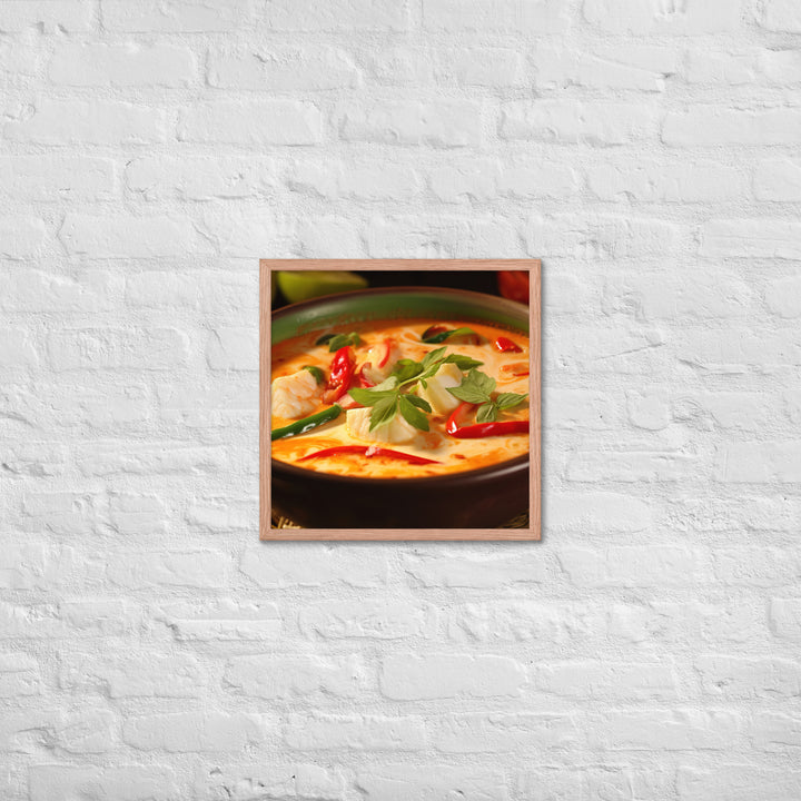 Laksa Framed poster 🤤 from Yumify.AI