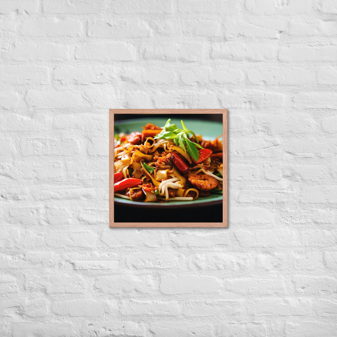 Char Kway Teow Framed poster 🤤 from Yumify.AI