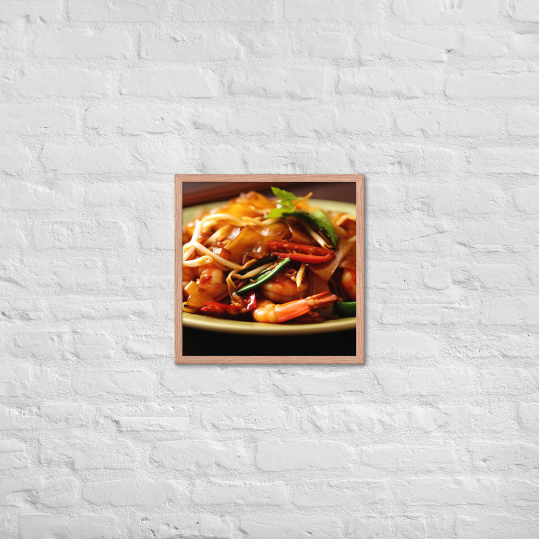 Char Kway Teow Framed poster 🤤 from Yumify.AI