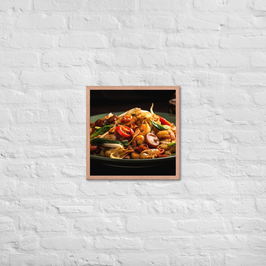 Char Kway Teow Framed poster 🤤 from Yumify.AI