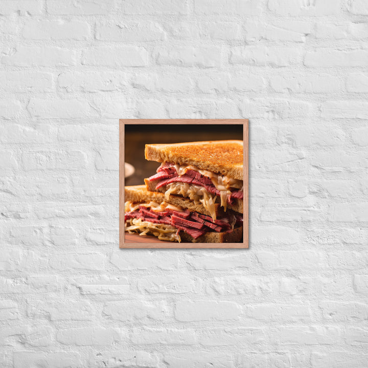 Reuben Sandwich Framed poster 🤤 from Yumify.AI