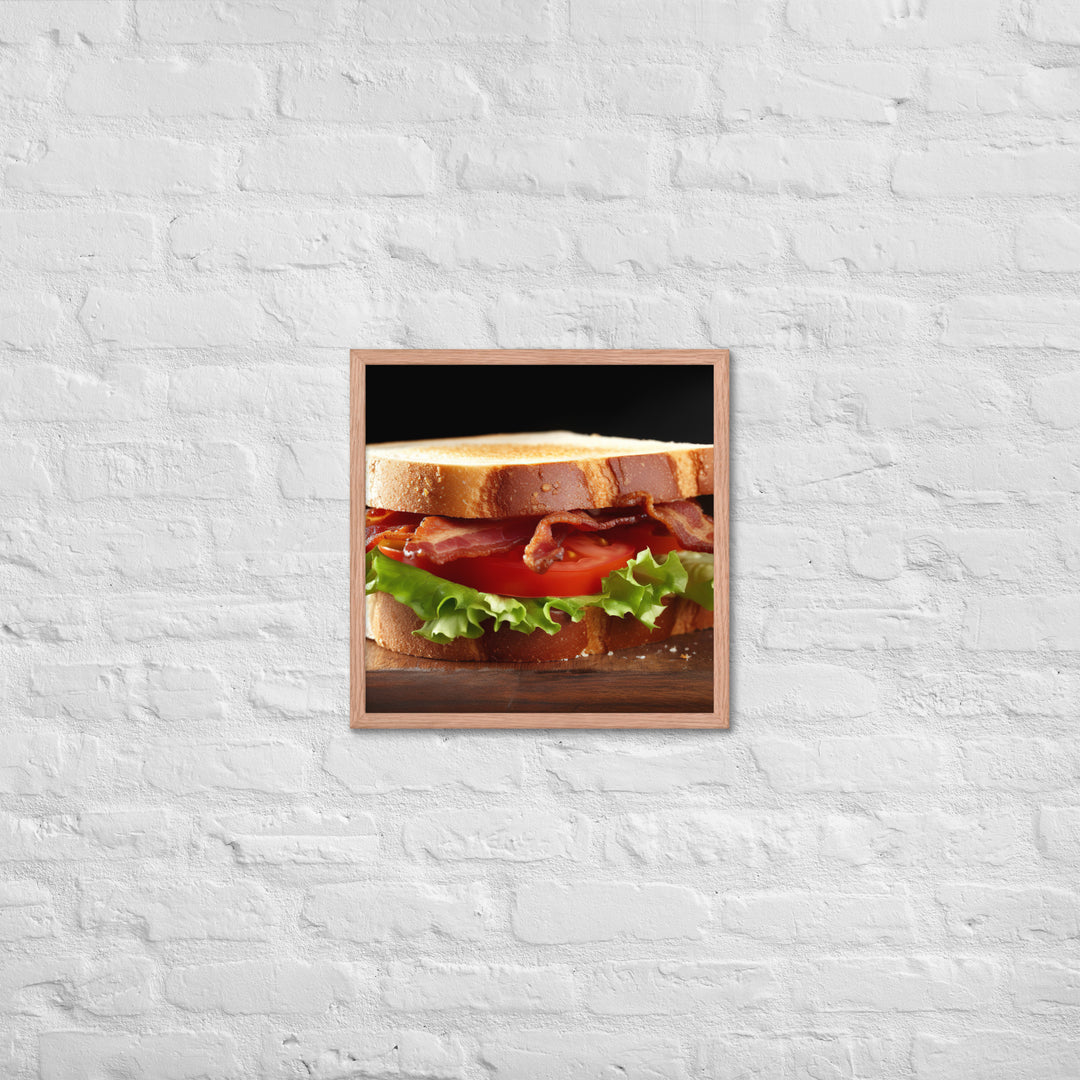 BLT Sandwich Framed poster 🤤 from Yumify.AI