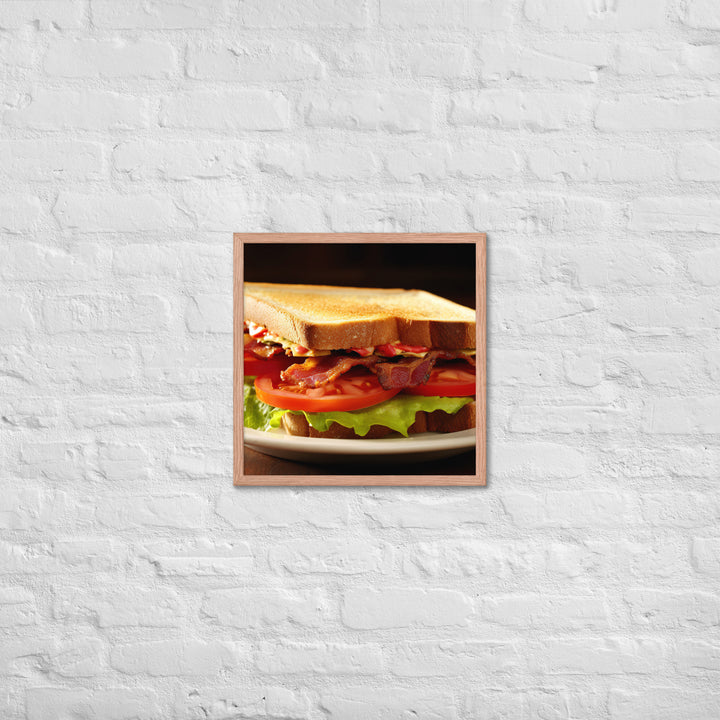 BLT Sandwich Framed poster 🤤 from Yumify.AI