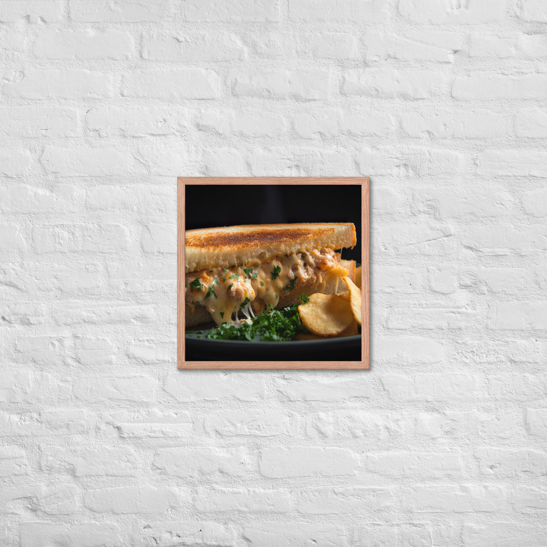 Toasty Tuna Melt Framed poster 🤤 from Yumify.AI