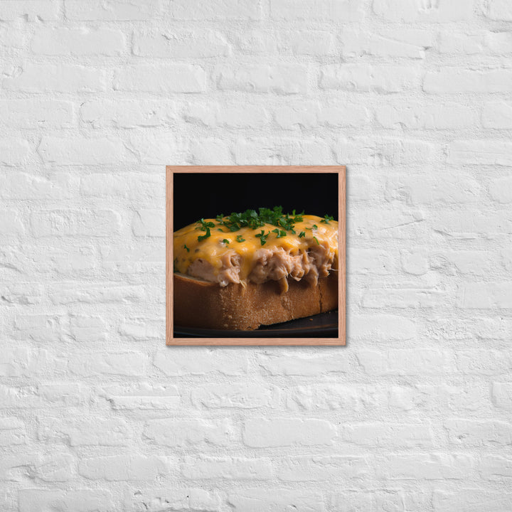 Toasty Tuna Melt Framed poster 🤤 from Yumify.AI