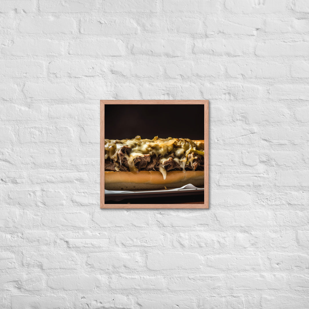 The Ultimate Philly Cheesesteak Framed poster 🤤 from Yumify.AI